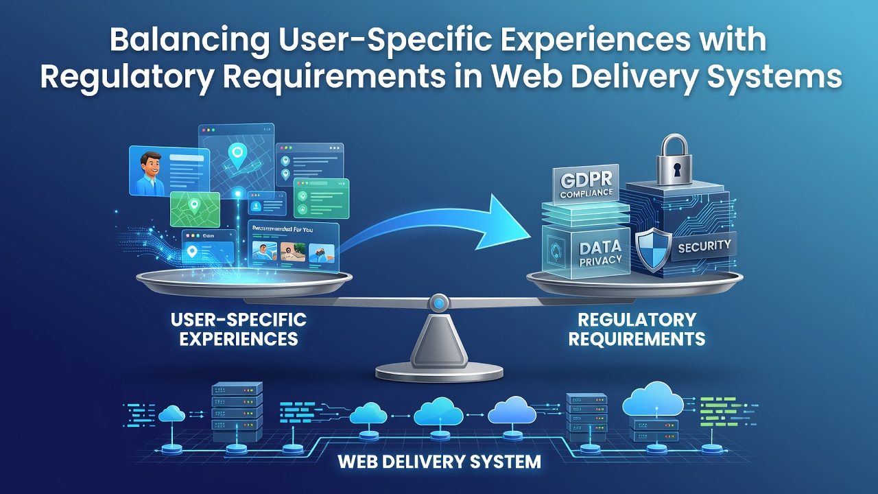 Balancing User-Specific Experiences with Regulatory Requirements in Web Delivery Systems